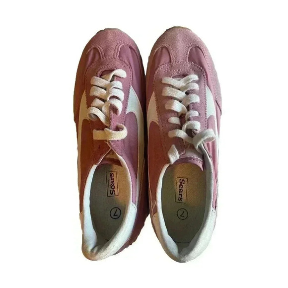 Sears The Winner II Pink 80s Shoes Vintage Sneakers Womens Size 7 New - Picture 6 of 14